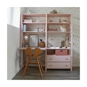 Agger stigereol (Deluxe) m/ skrivebord - Blush - Flere størrelser